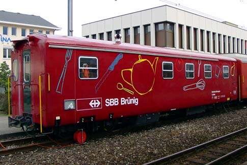 SBB-Brünig-Dienstwagen Bd