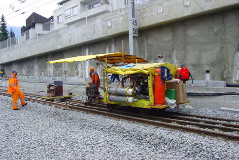 BAU-ZB FbE Bahntunnel Haltiwald Süd