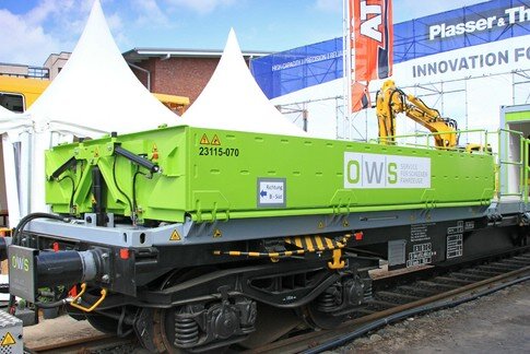 OWS-Containerkipprahmen Flachwagen